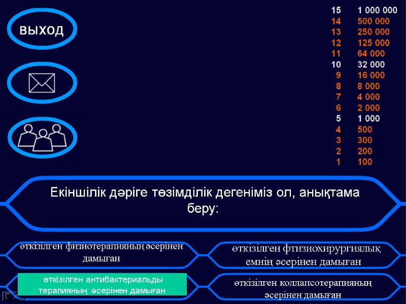 Екіншілік дәріге төзімділік дегеніміз ол, анықтама беру:       